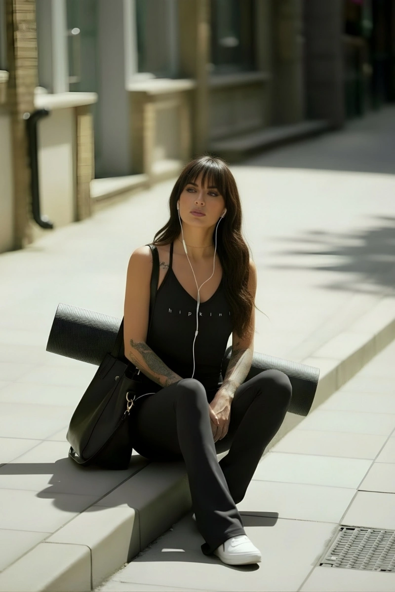 Hipkini - Jumpsuit Fitness Style Yourself Black Flare - 33331521