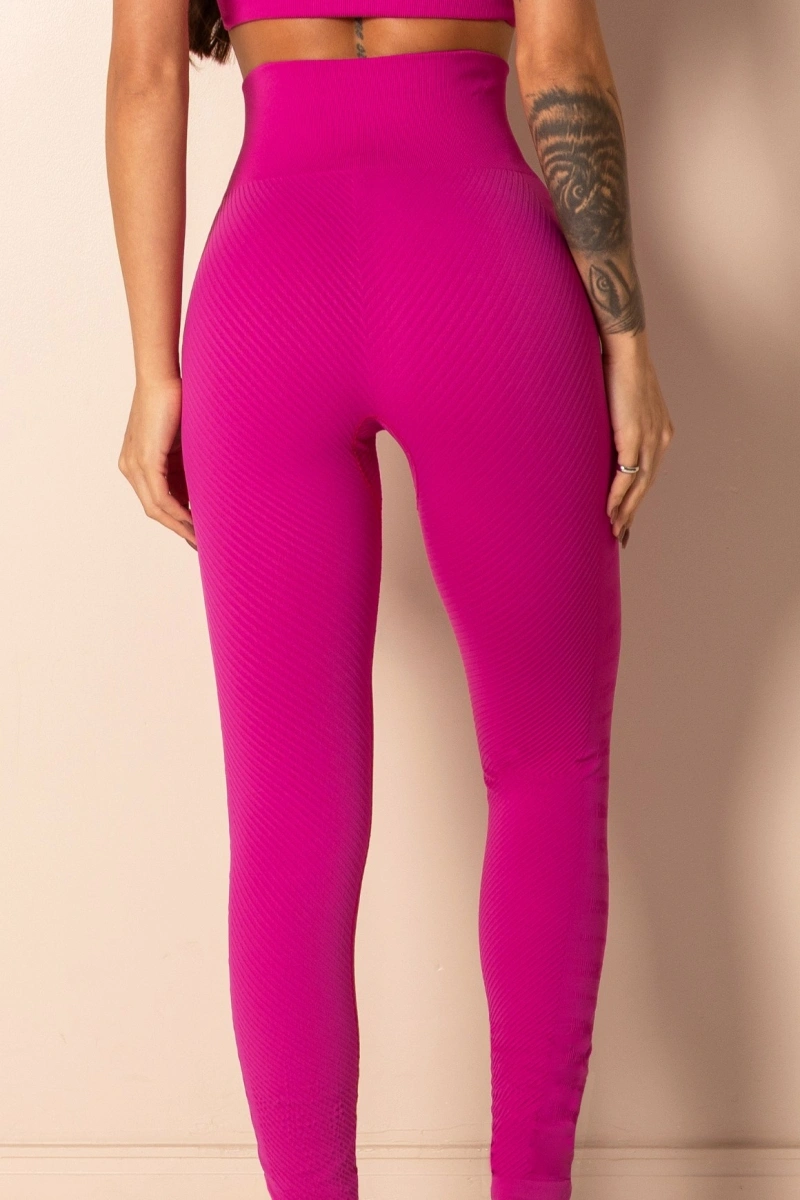 Hipkini - Legging Fitness Seamless Style Yourself Pink Fuchsia - 33331575
