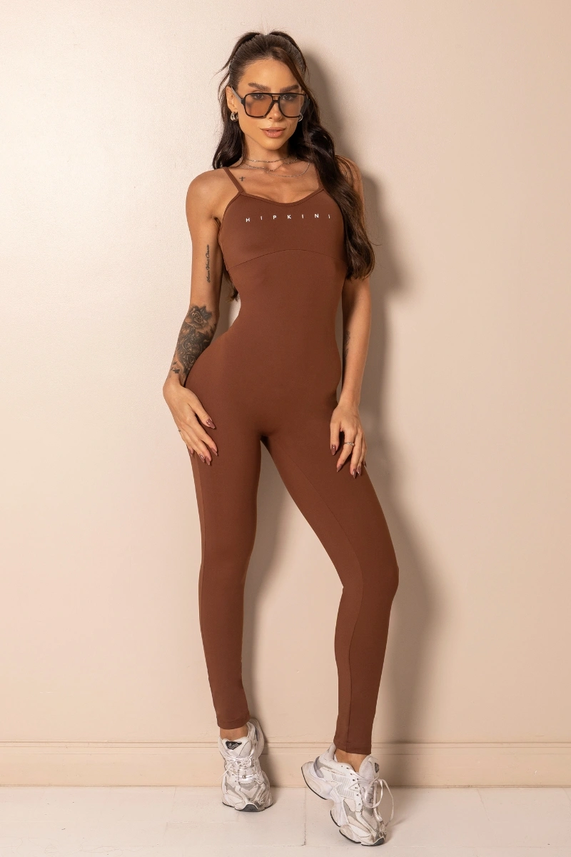 Hipkini - Jumpsuit Fitness Style Yourself Caramel Coffee - 33331532