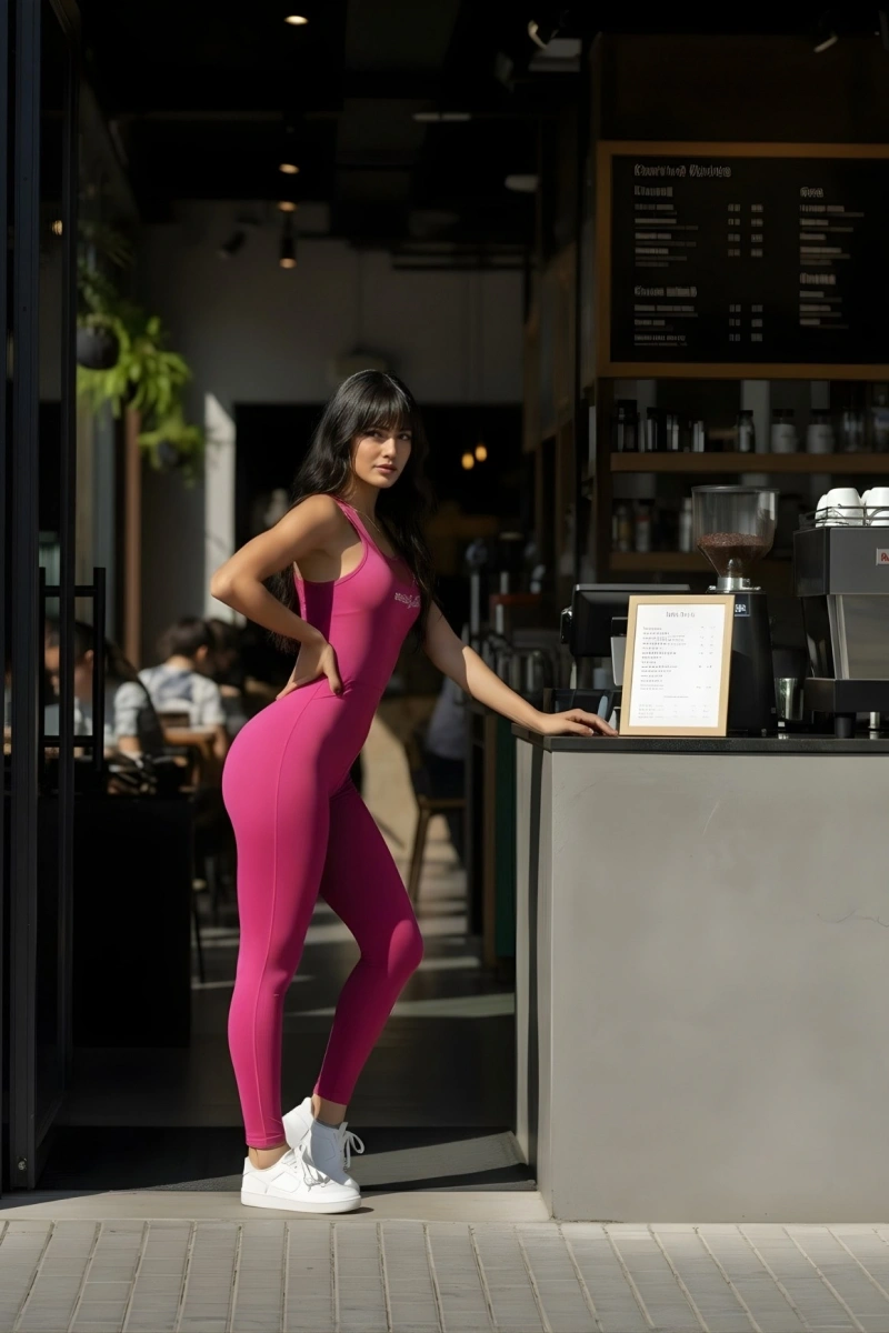 Hipkini - Jumpsuit Fitness Style Yourself Old Rosê - 33331560