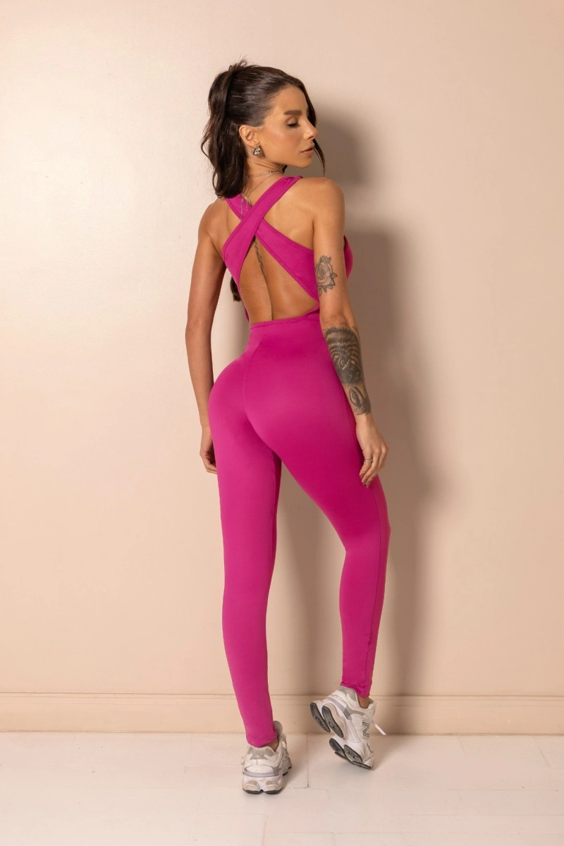 Hipkini - Jumpsuit Fitness Style Yourself Old Rosê - 33331560