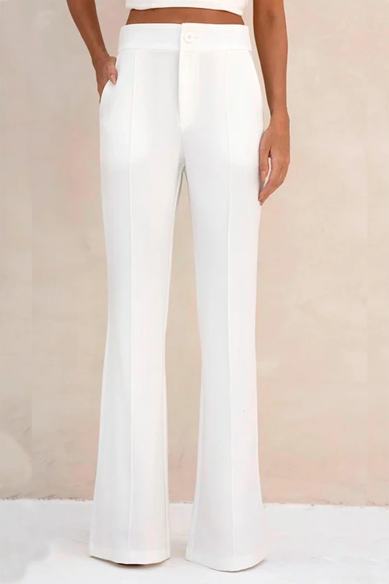 Dot Clothing - Set Dot Clothing Bruna Pants and Shirt TQC Asymmetrical Off White - 2924OFF