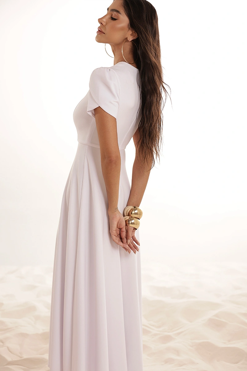 Dot Clothing - Dress Dot Clothing Anna Longuete sleeve Envelope Off White - 2905OFF