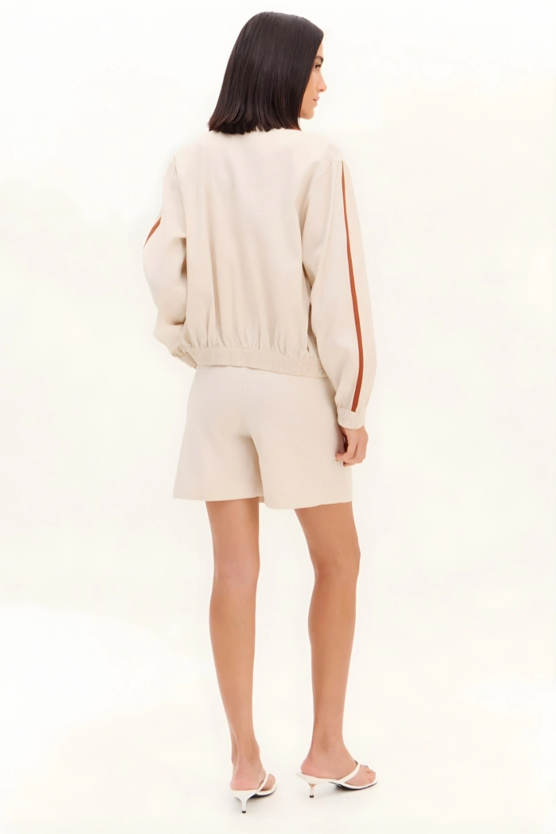 LANÇA PERFUME - Long-sleeved Linen Jacket by Lança Perfume - 1124