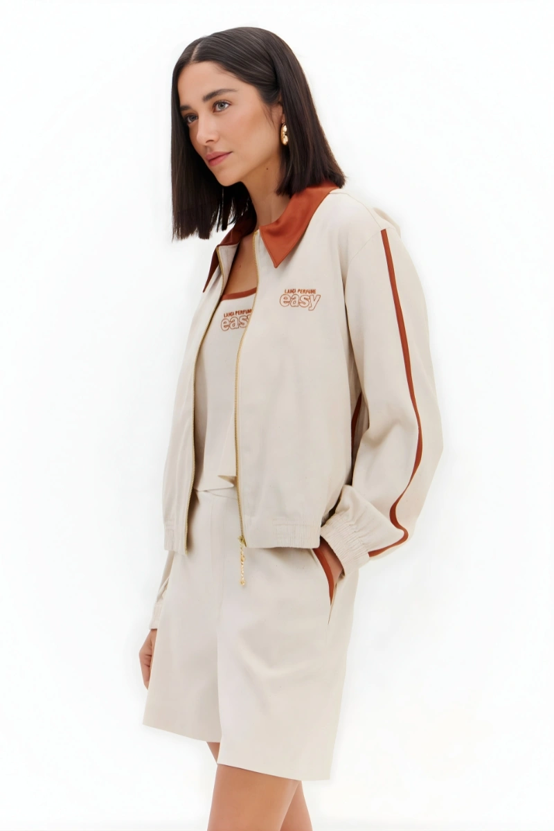 LANÇA PERFUME - Long-sleeved Linen Jacket by Lança Perfume - 1124