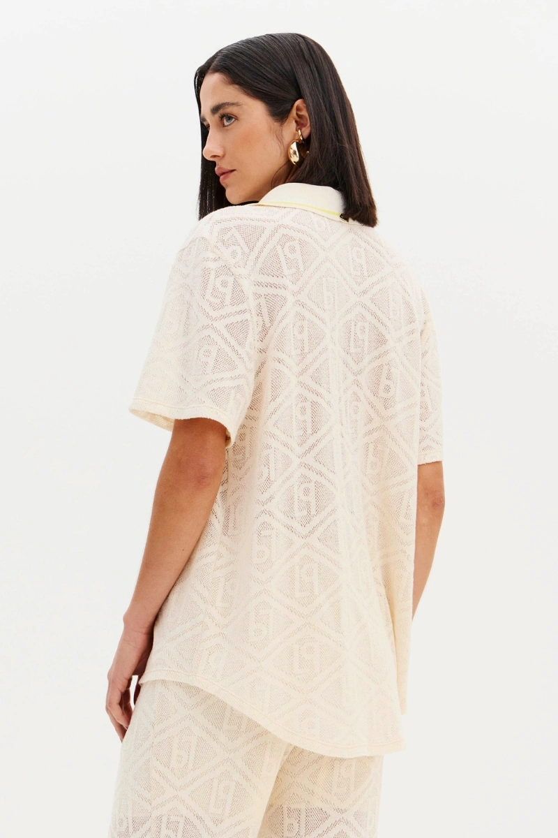 LANÇA PERFUME - Longline Short-Sleeved Shirt Lança Perfume - 1610