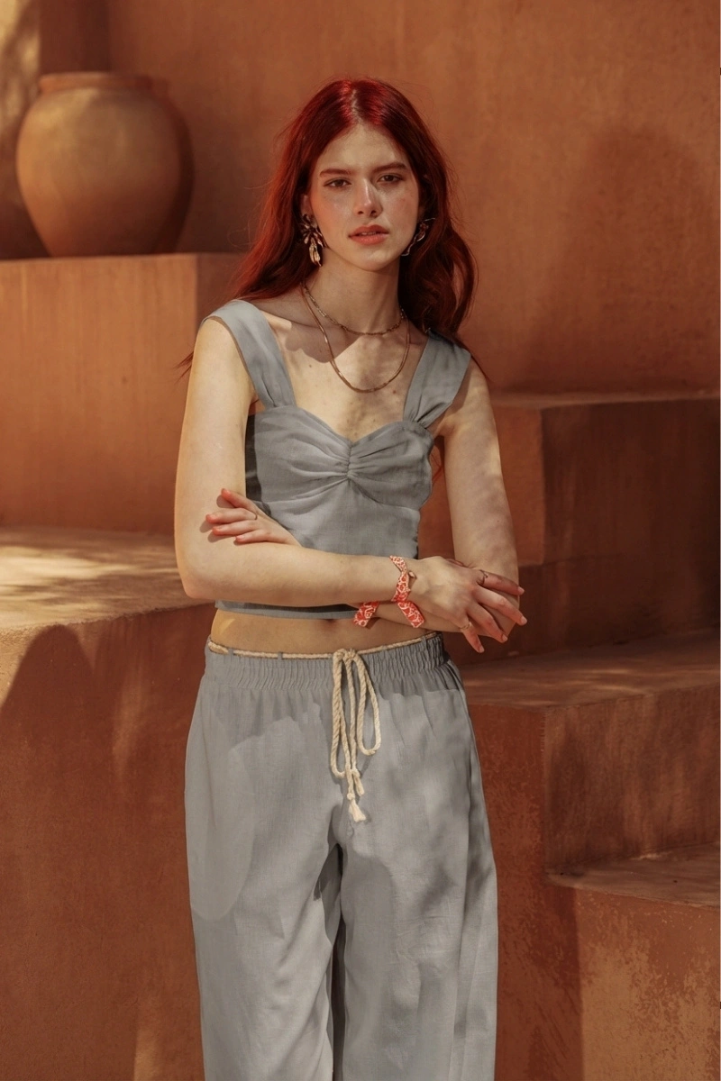 N-BLOOM - Calça Delfínio - B055