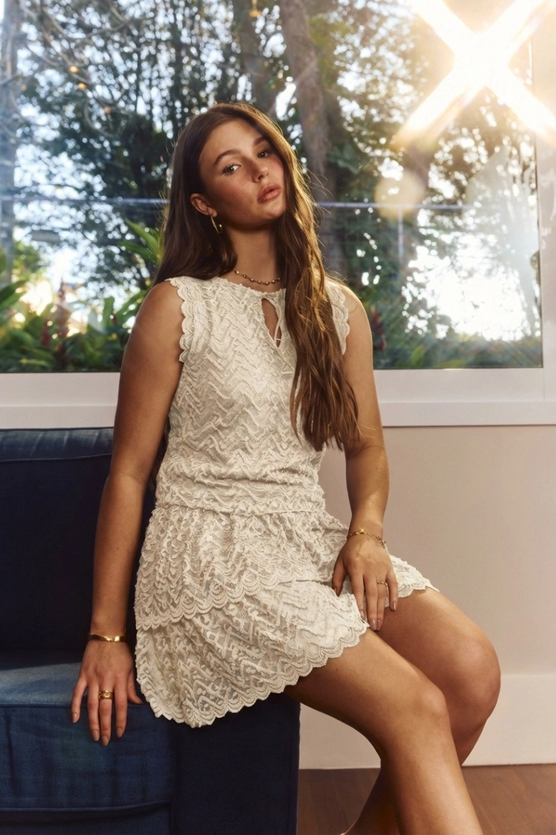 N-BLOOM - Blusa Peônia Renda - B006