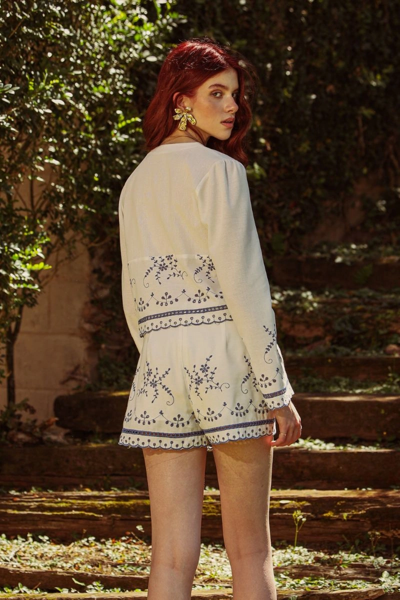 N-BLOOM - Blusa Casaco Cravo - B061