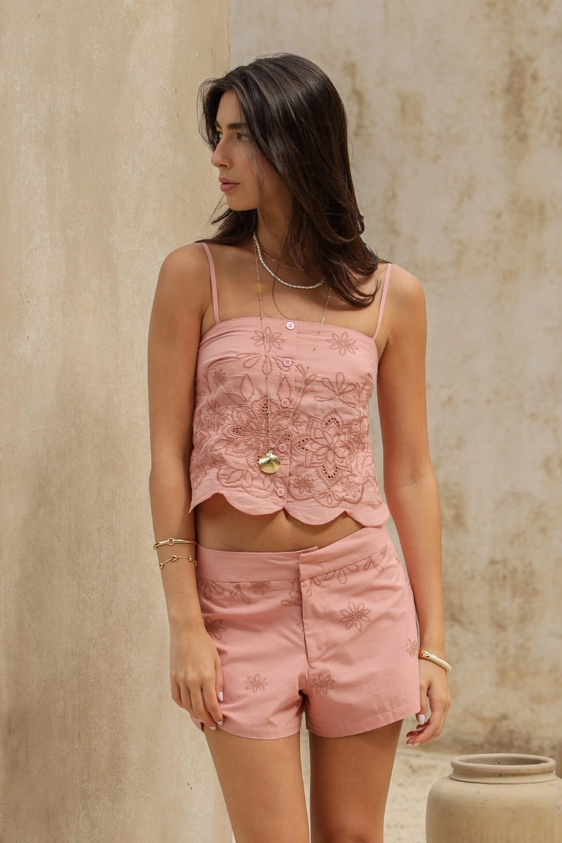 N-BLOOM - Blusa Alças Fúcsia - B097