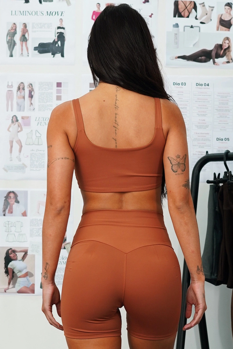 Lets Gym - Top Basic Colors Macchiato - 2906MC