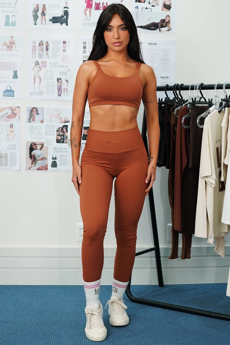 Lets Gym - Legging Basic Colors Macchiato - 2907MC