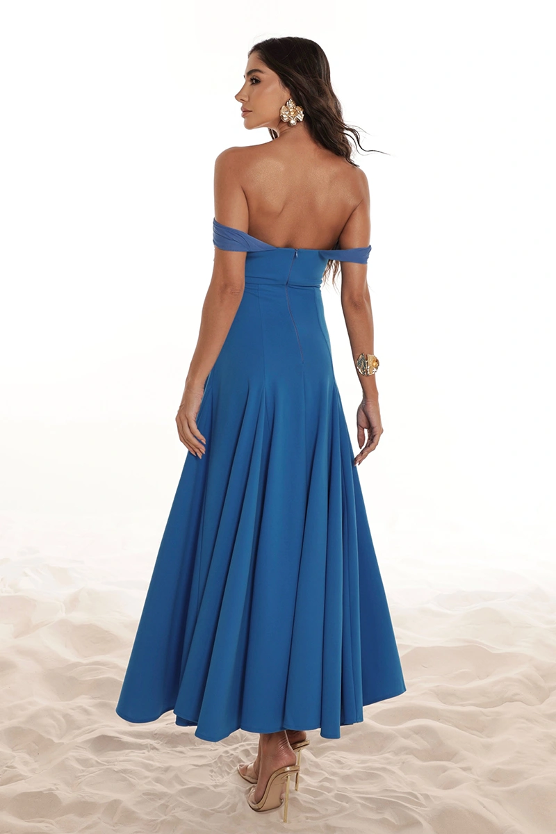 Dot Clothing - Dress Dot Clothing Marina Skirt A-line with tulle in blue - 2918AZUL