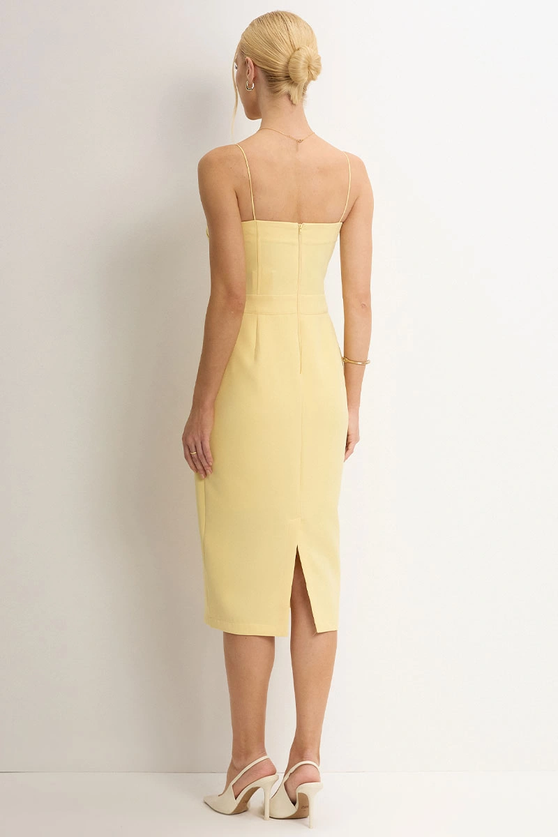 Miss Misses - Vestido Juliana Amarelo - 54448003