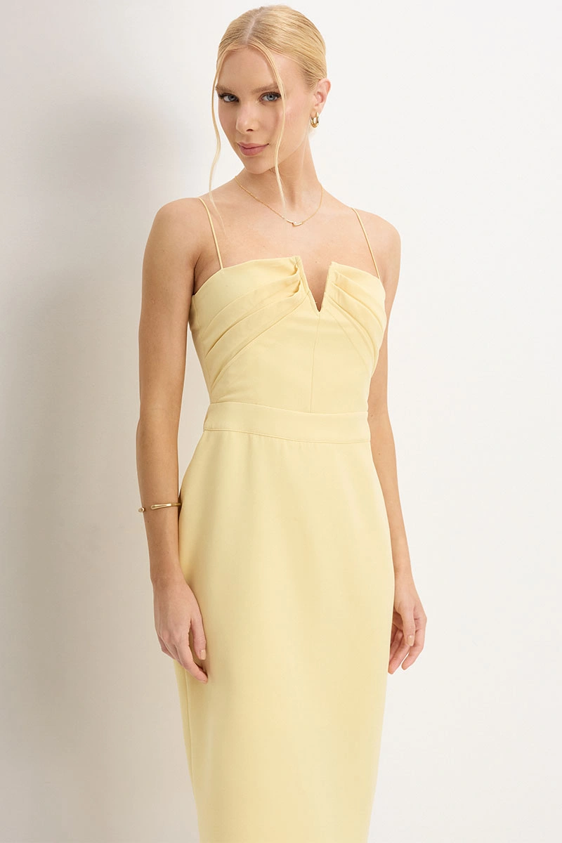 Miss Misses - Vestido Juliana Amarelo - 54448003