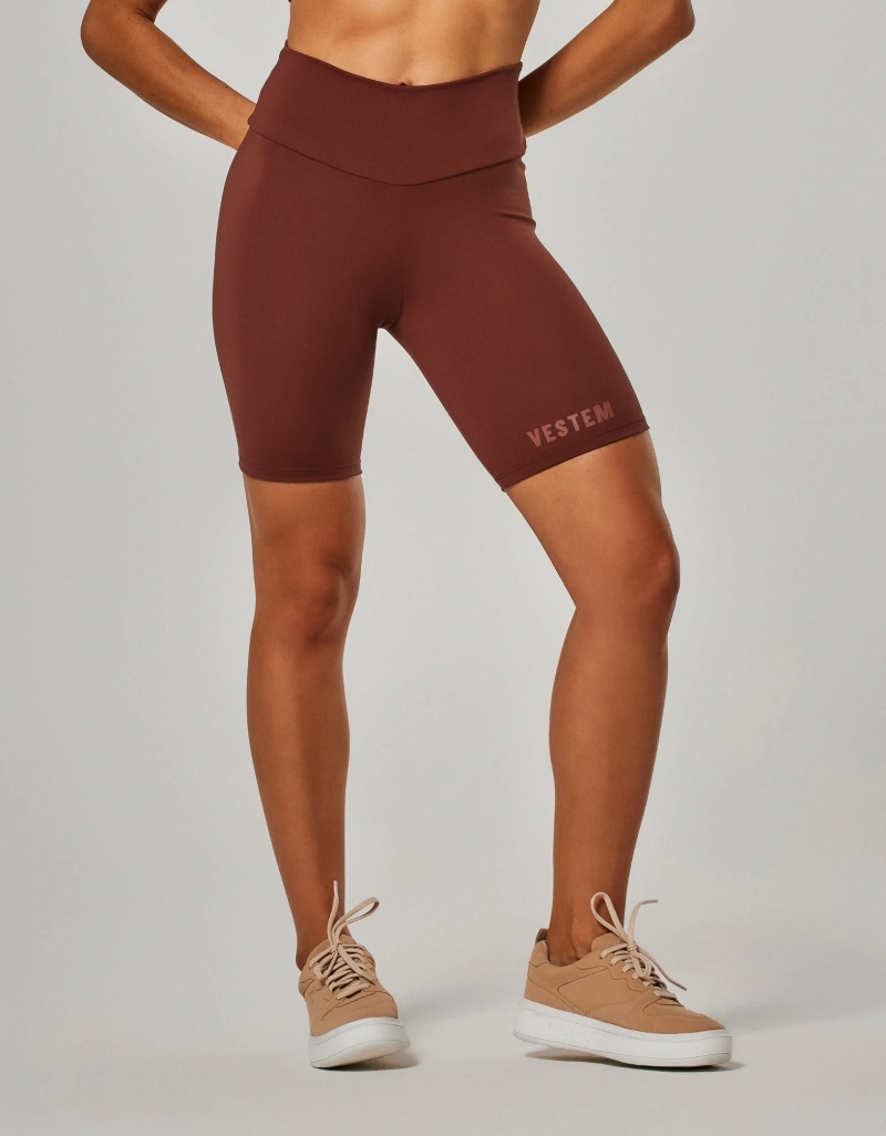 Vestem - Bermuda com Silk Essence Marrom Sépia - BER273.NY.C0697