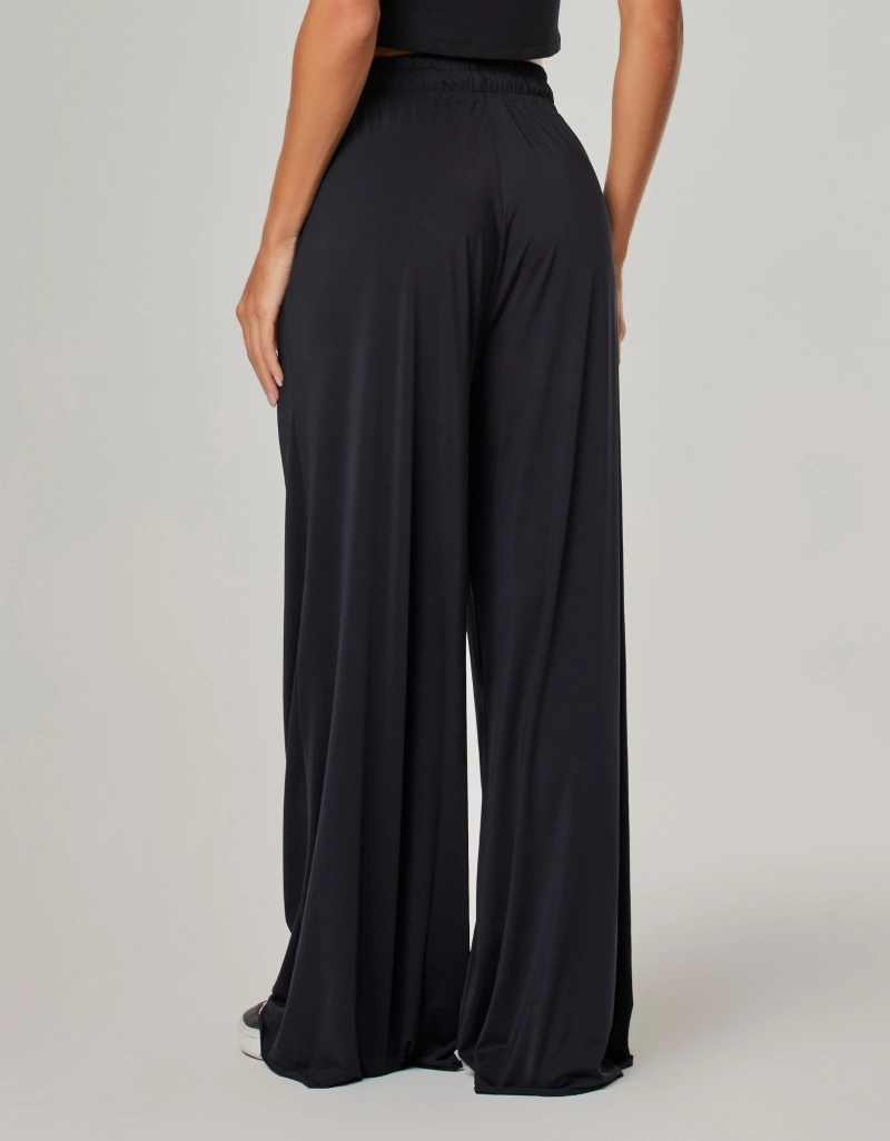 Vestem - Black Wide-Leg Pants - CAL166.NY.C0002