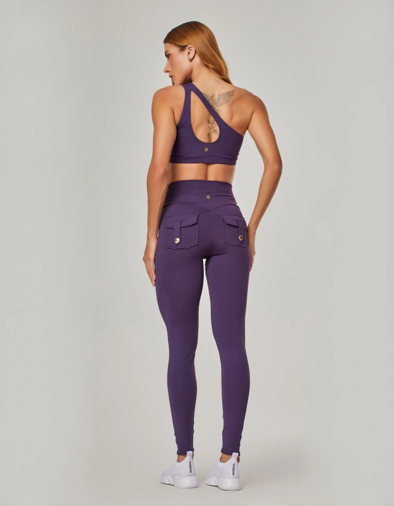 Vestem - Shape Up Leggings with Pockets, Amethyst Purple - FS1596.NY.C0515