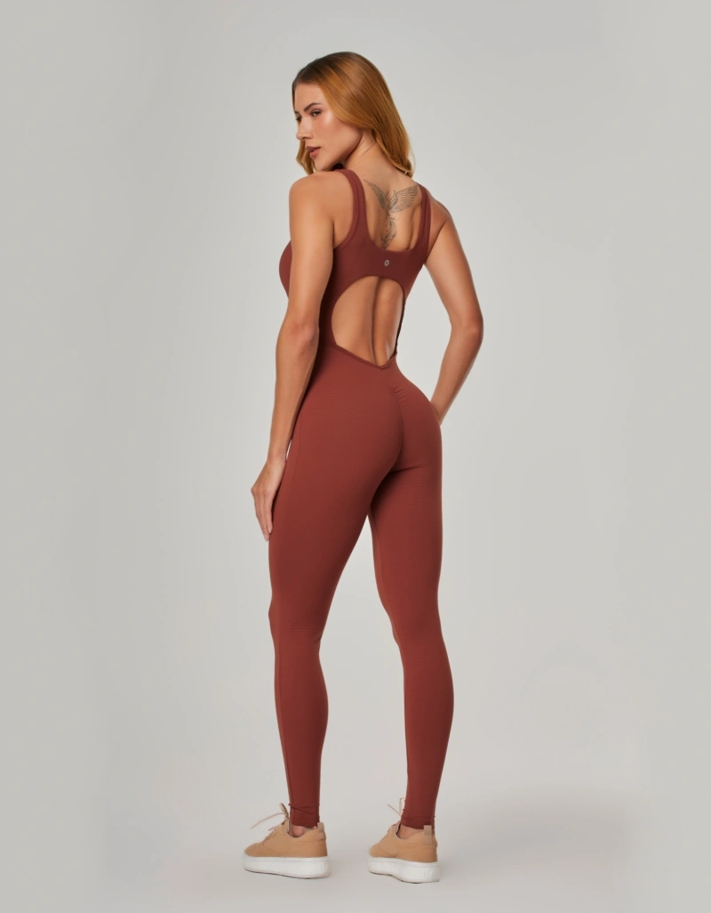 Vestem - Invisible Jumpsuit Cross Brown Mascavo - MAC298.NY.C0729