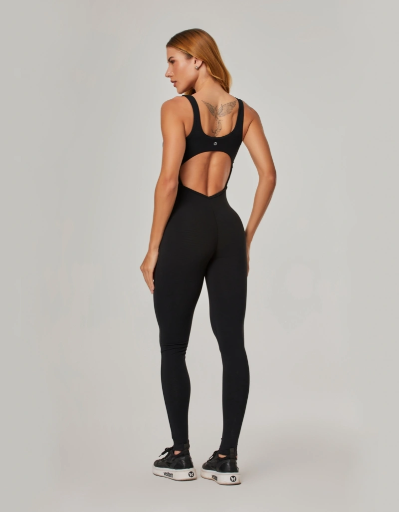 Vestem - Invisible Cross Jumpsuit Black - MAC298.NY.C0002