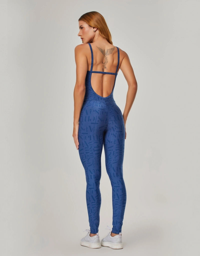 Vestem - Logomania Myst Jumpsuit Wear Jeans - MAC303.NY.E1274.V25
