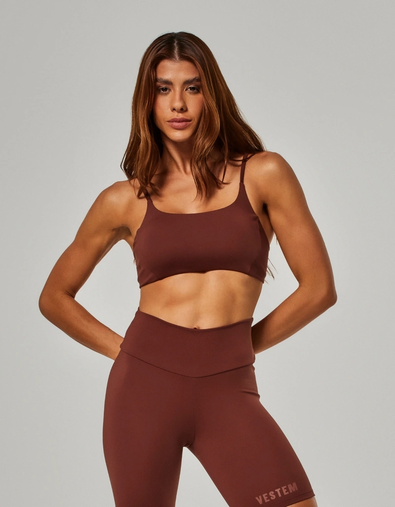 Vestem - Top Opening Back Sepia Brown - TOP1228.NY.C0697