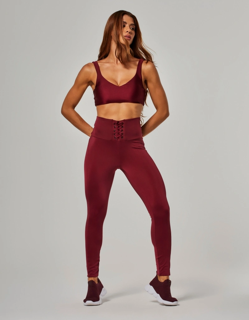 Vestem - Top Cropped Media Support Keyla Red Merlot - TOP1296.NY.C0563