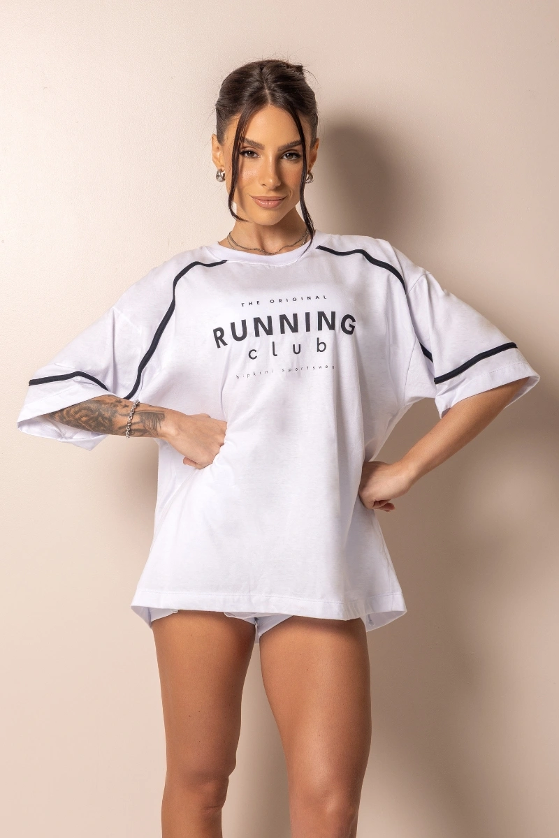 Hipkini - Large White Posh T-Shirt with silk - 33331593