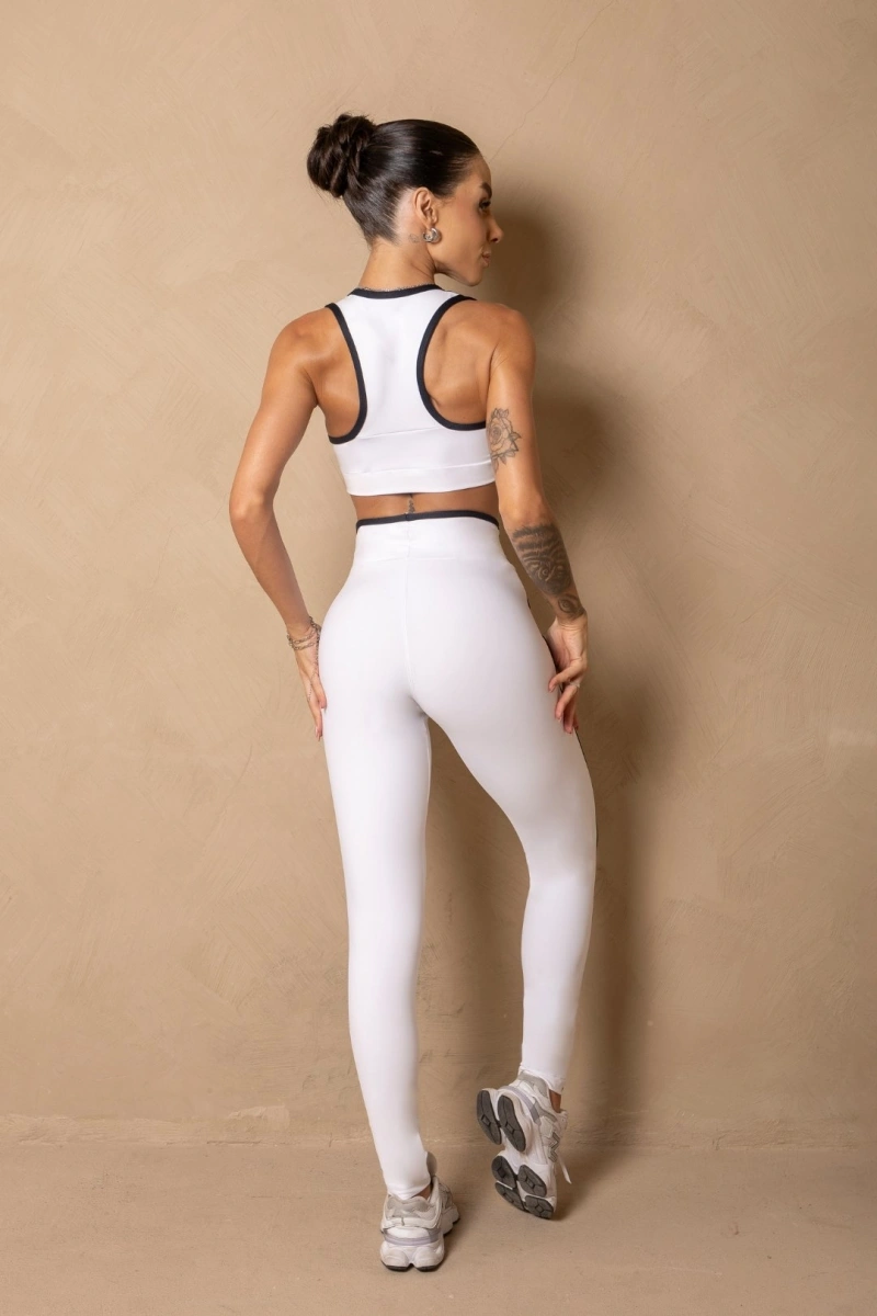 Hipkini - Leggingss Fitness Wellness White with Vivo - 33331589