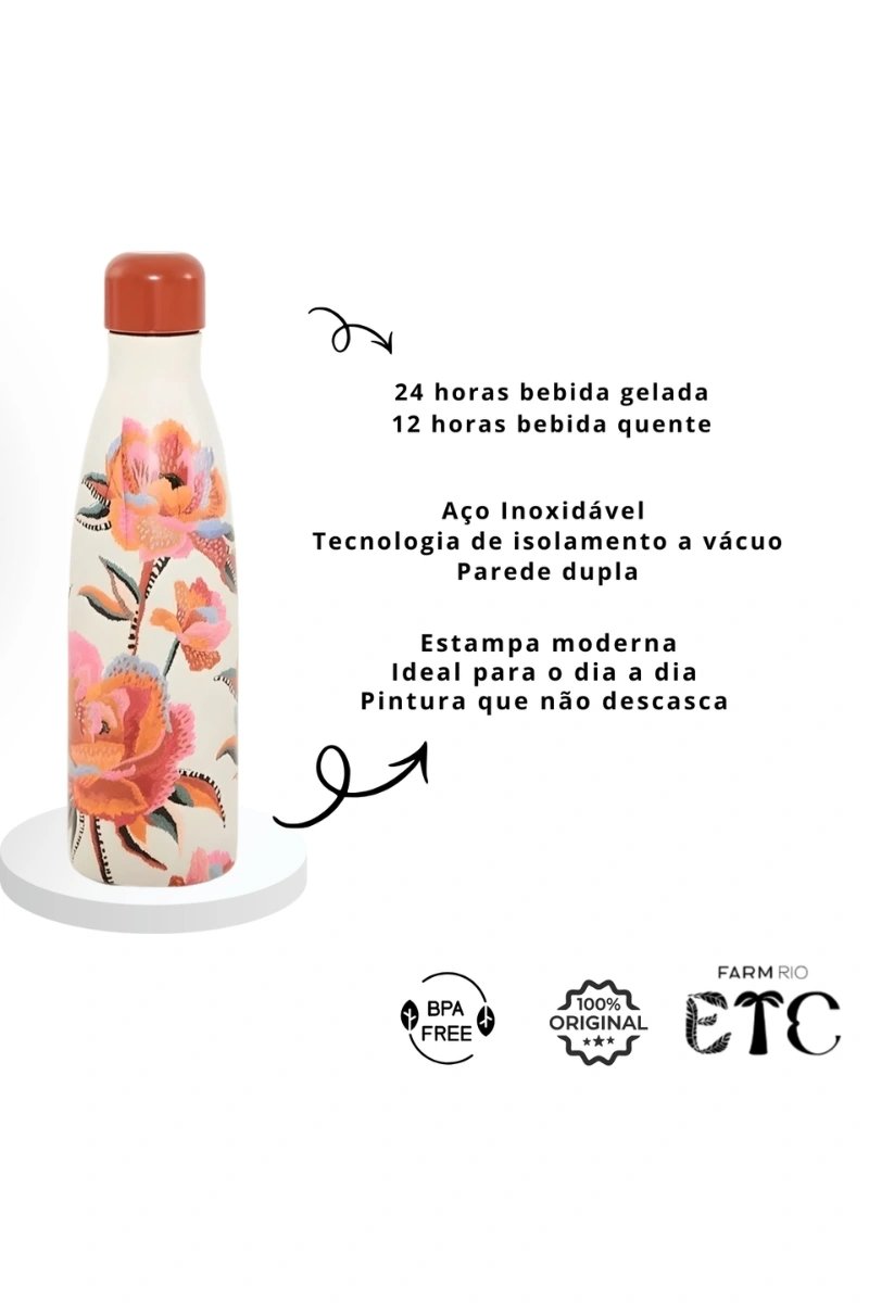 FARM - FARM FLORAL 500ML THERMAL BOTTLE - 78332345