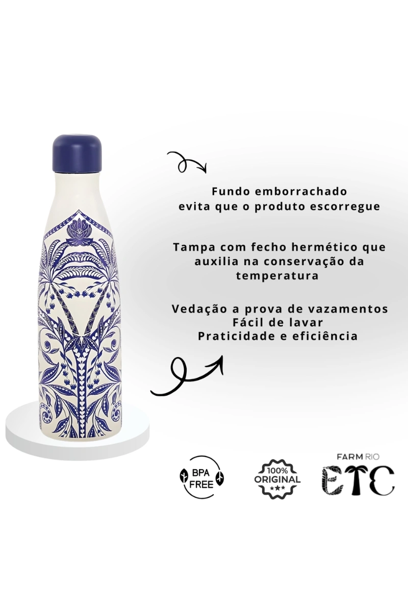 FARM - FARM COCONUT TREE FLOWER THERMAL BOTTLE 500ML - 78332245