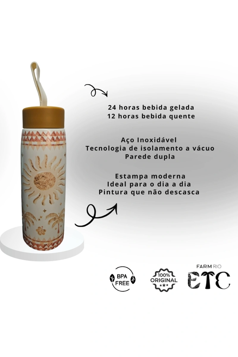 FARM - COQUEIRAL 500ML THERMAL BOTTLE - 78332073