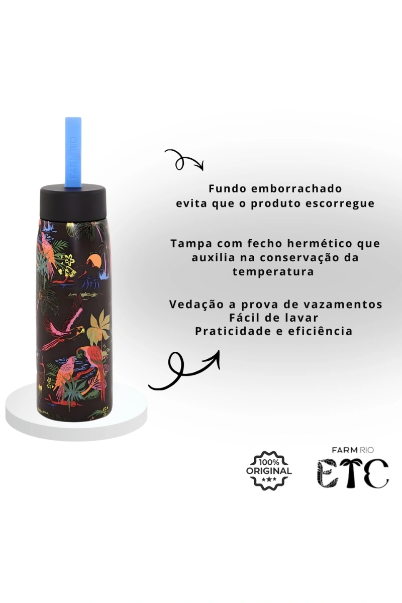 FARM - FARM DESCOLADINHA 500ML THERMAL BOTTLE - 78328873
