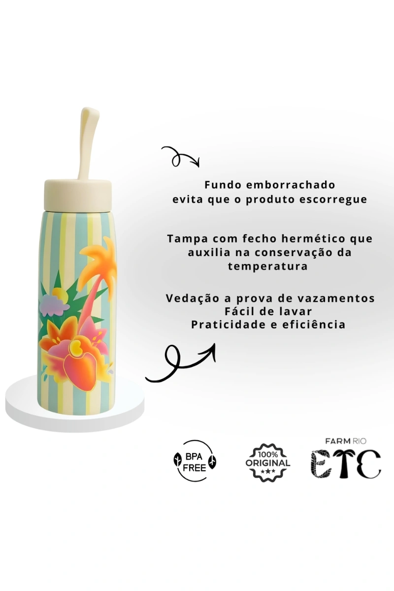 FARM - FARM ROSES THERMOS BOTTLE 500ML - 78329573