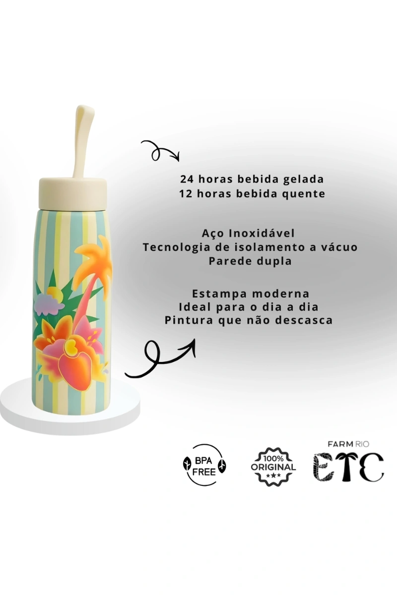 FARM - FARM ROSES THERMOS BOTTLE 500ML - 78329573