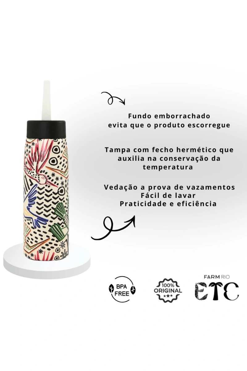 FARM - FARM FLOR URBANO 500ML THERMAL BOTTLE - 78329873