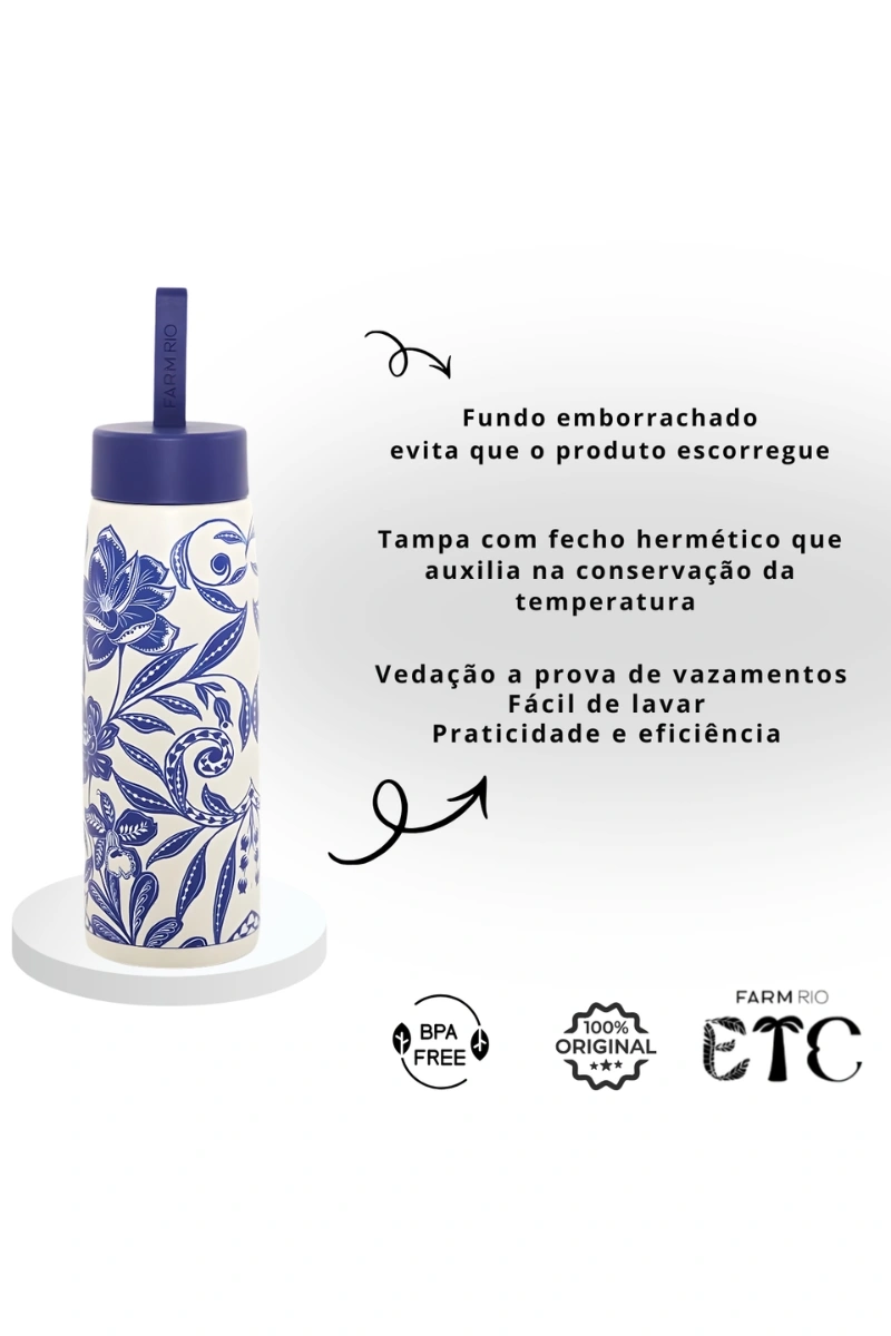 FARM - FARM COCONUT TREE FLOWER THERMAL BOTTLE 750ML - 78332274