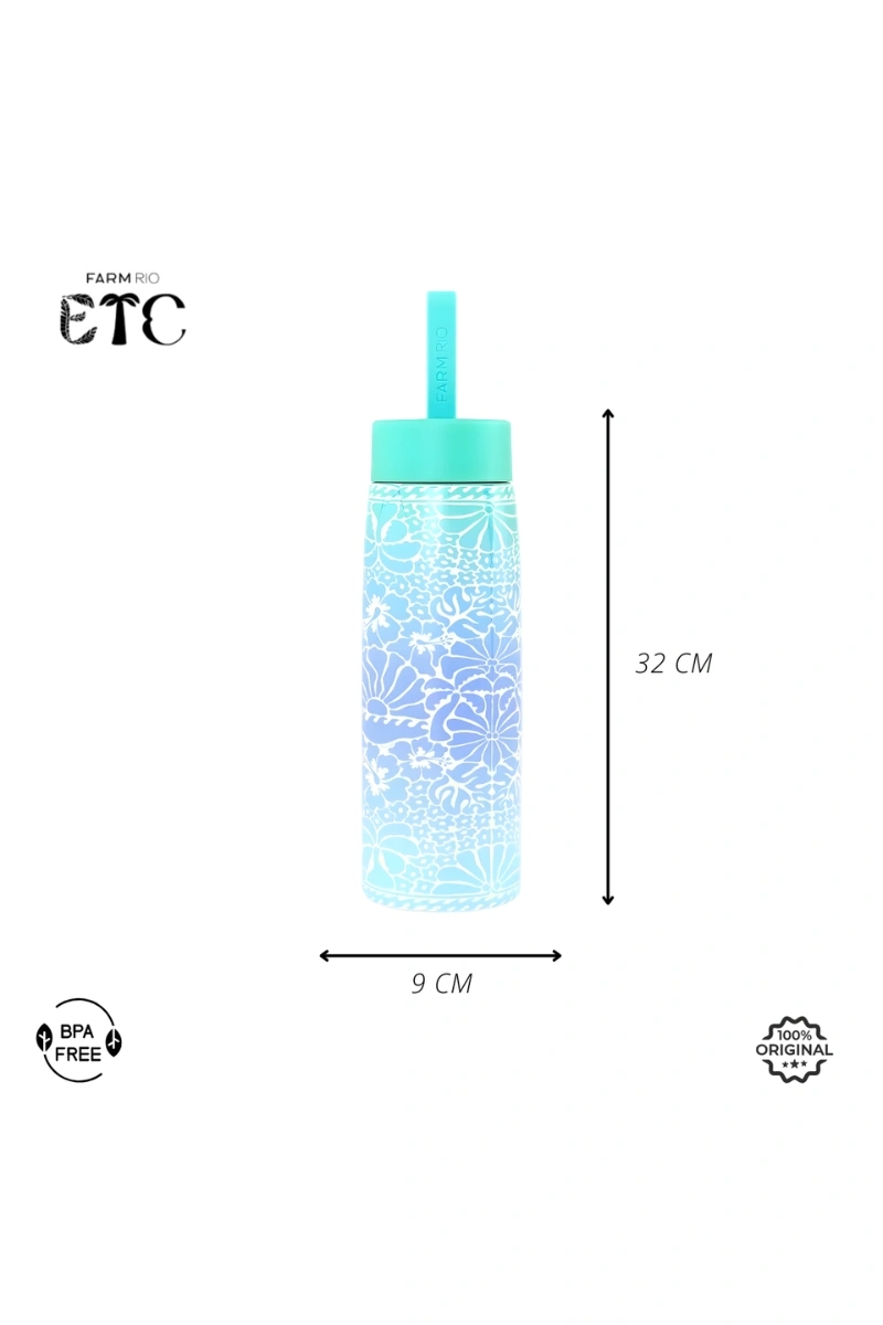 FARM - FARM YOGA BLUE THERMAL BOTTLE 750ML - 78328274