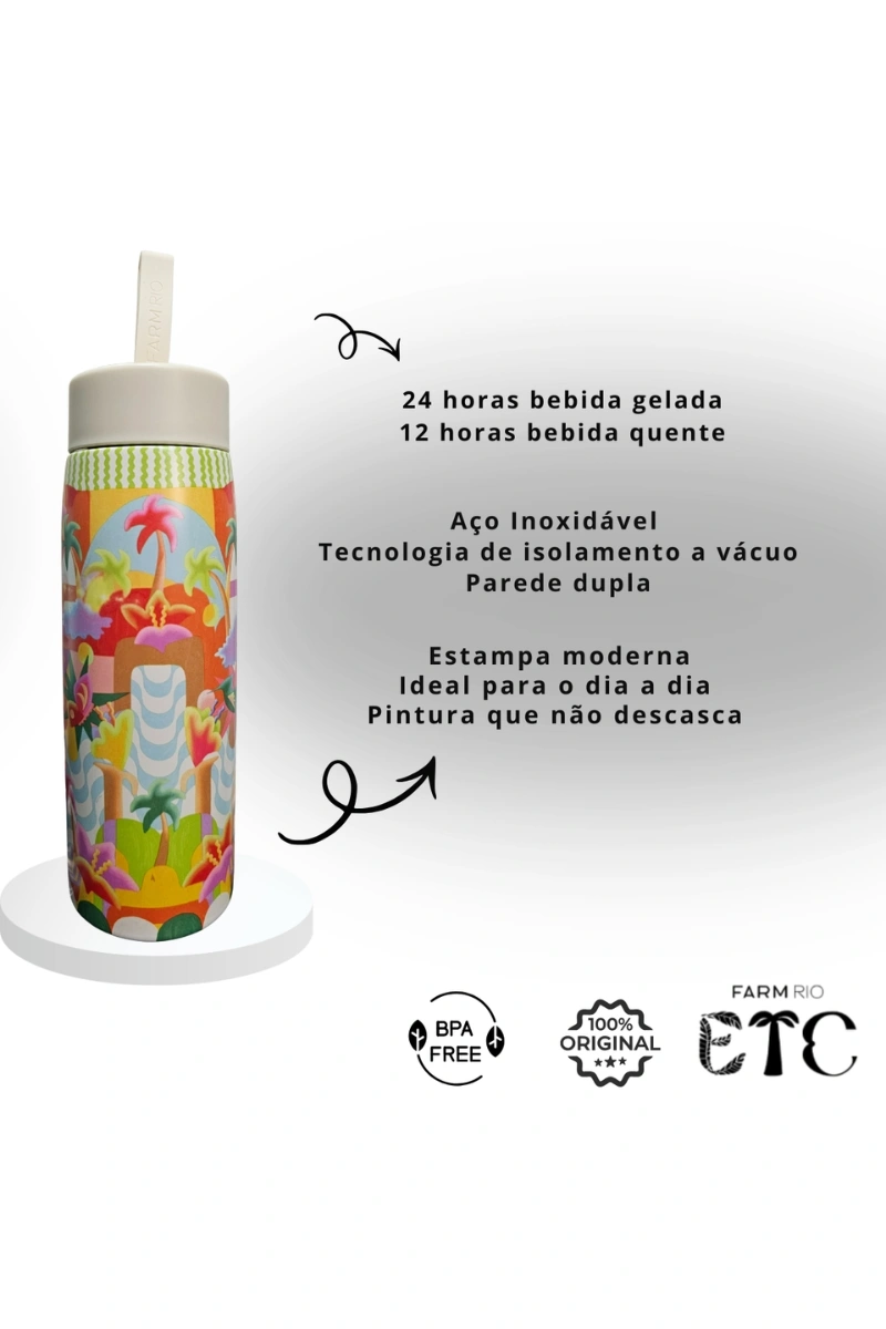 FARM - FARM DIAZAO 750ML THERMAL BOTTLE - 78329574