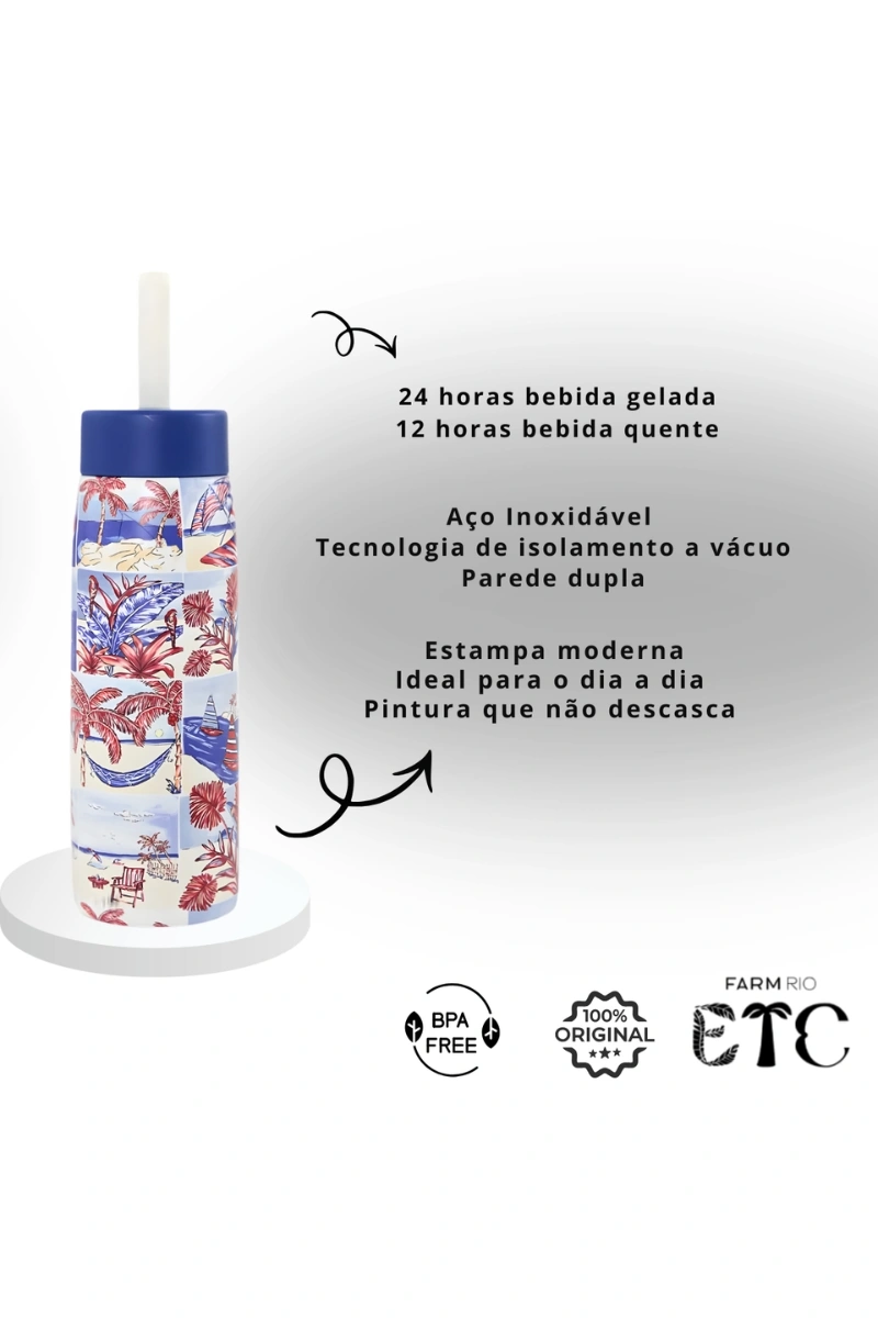 FARM - FARM DIARIO DE VERAO 750ML THERMAL BOTTLE - 78330374