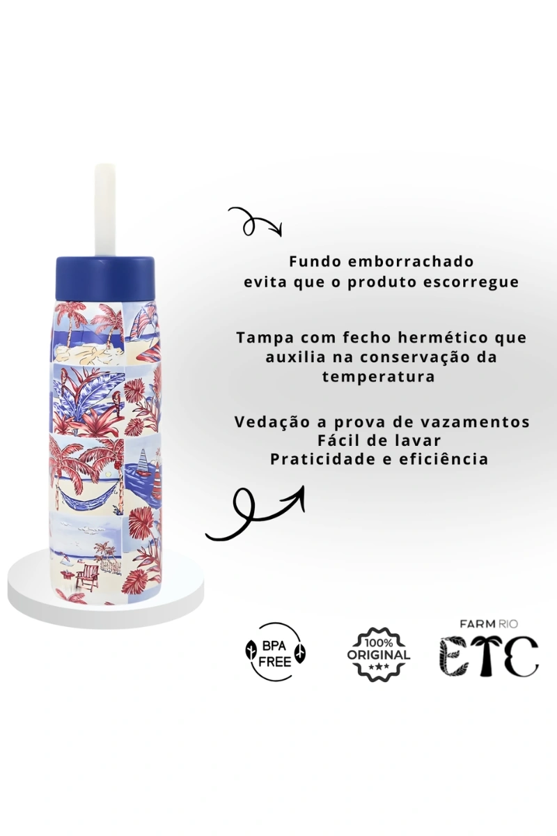 FARM - FARM DIARIO DE VERAO 750ML THERMAL BOTTLE - 78330374
