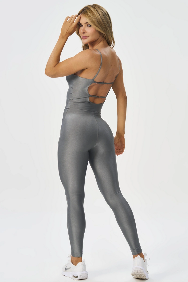 Lets Gym - Contour Grey jumpsuit - 2675GR