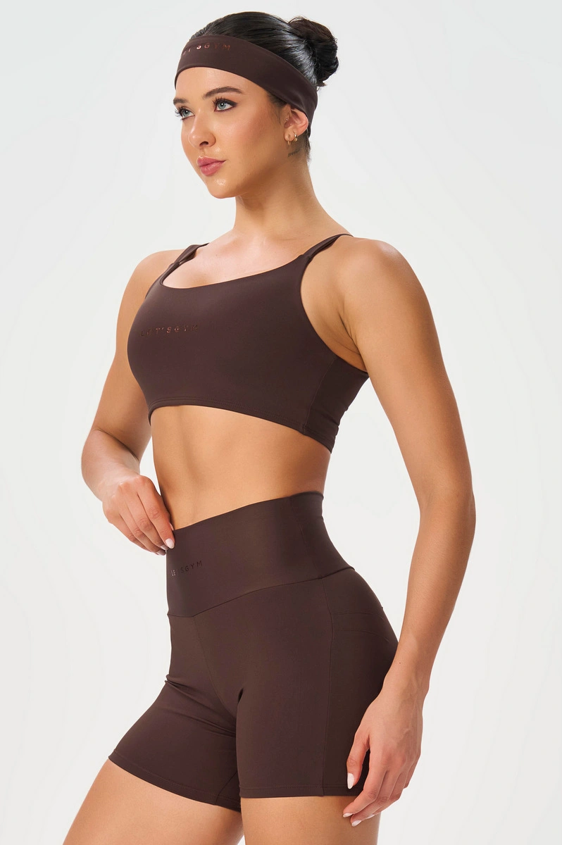 Lets Gym - Top Basic Colors Coffee - 2906CF