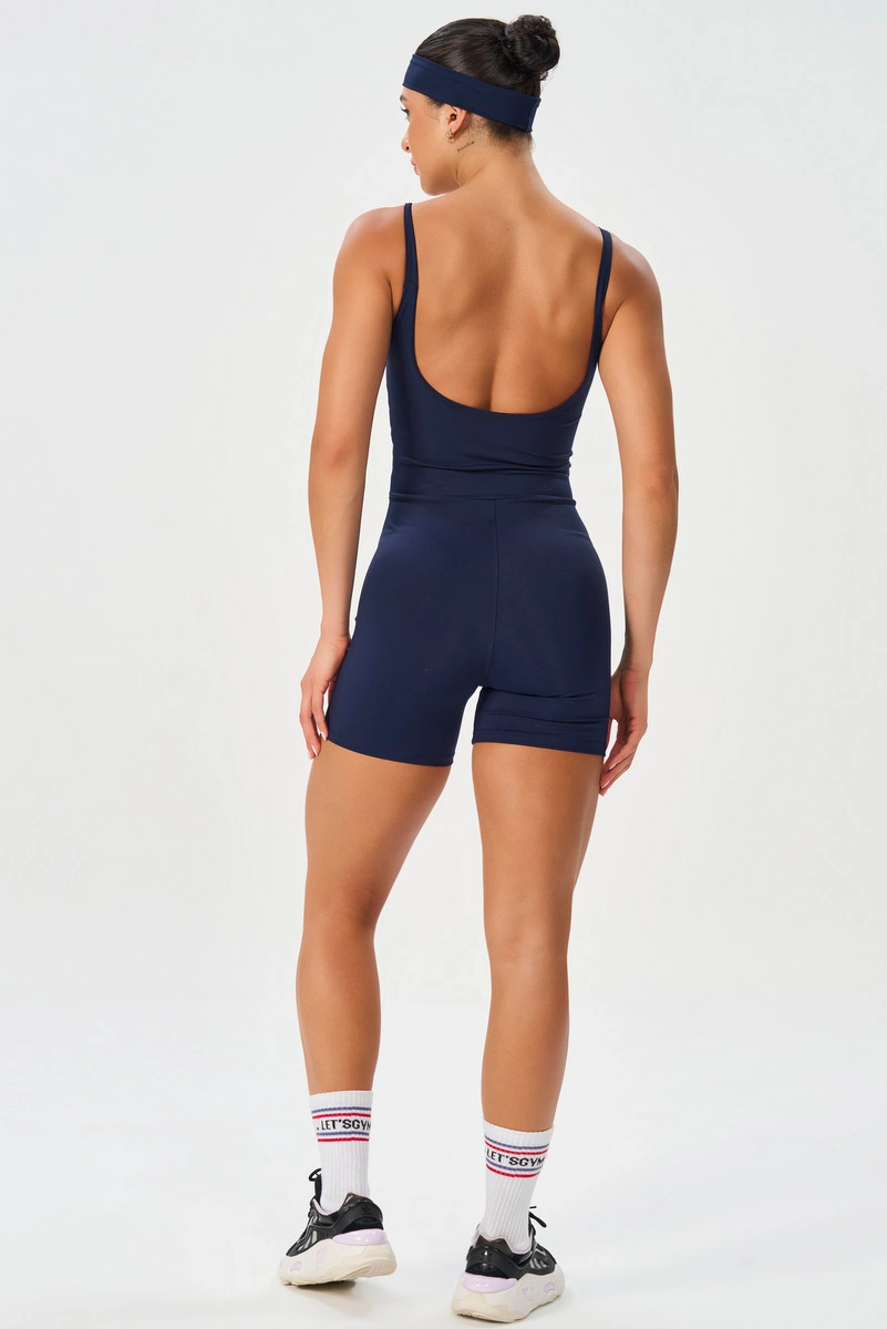 Lets Gym - Romper Basic Colors Navy Blue - 2910NB