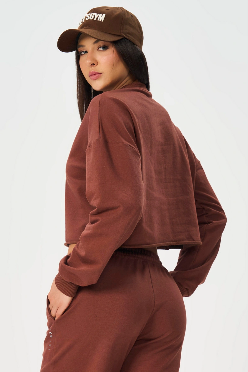 Lets Gym - Moletom Urban Layers Dark Brown - 2917DBR