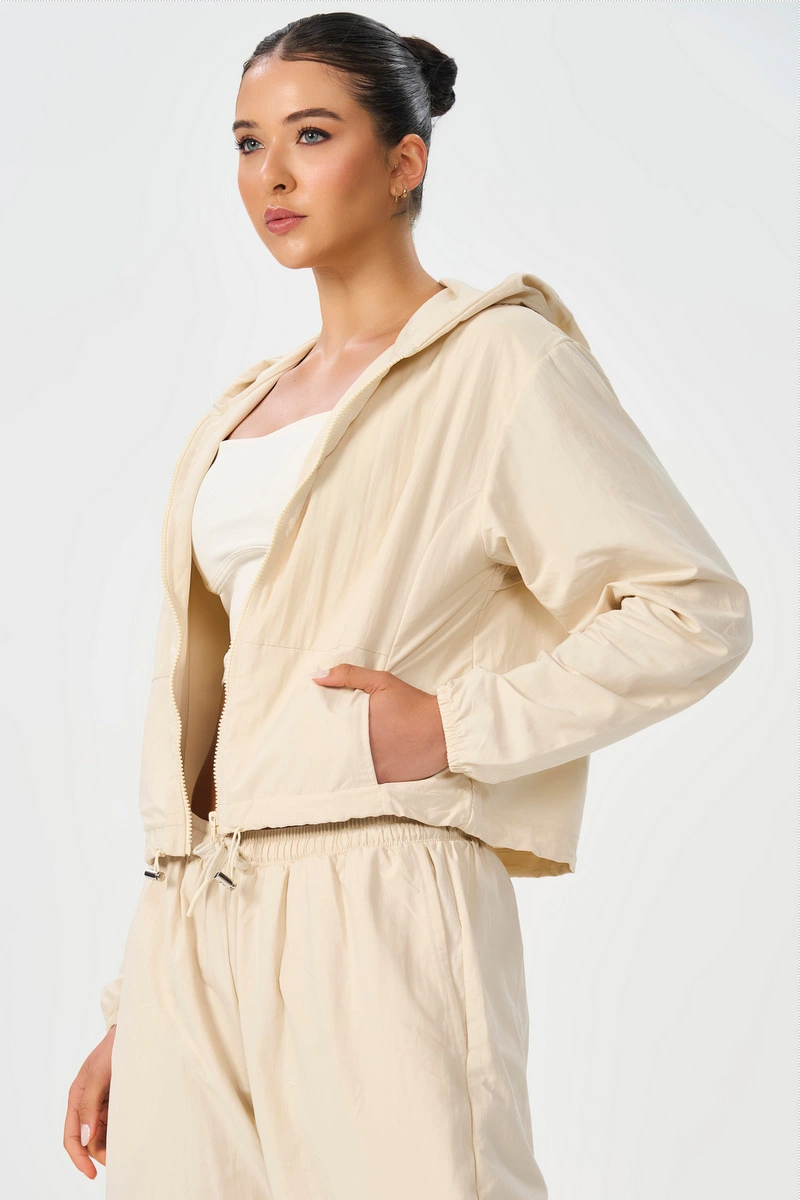 Lets Gym - Jaqueta Atheleisure Off White - 2923OFW