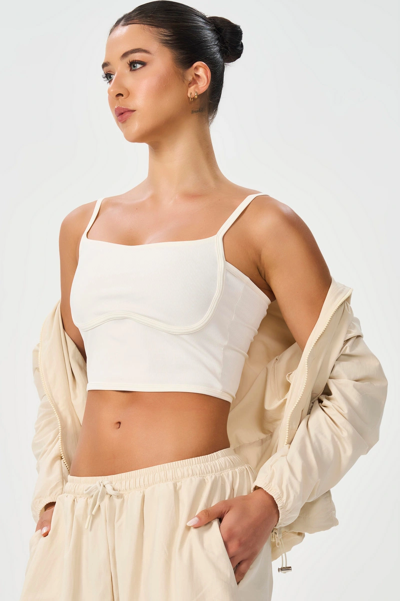 Lets Gym - Jaqueta Atheleisure Off White - 2923OFW