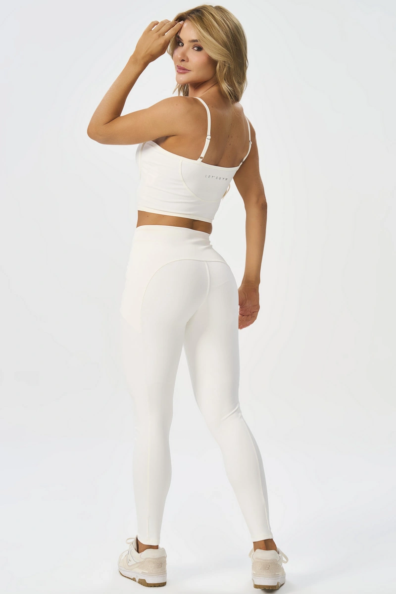 Lets Gym - Bold Rib Chantilly Leggings - 3138CTL