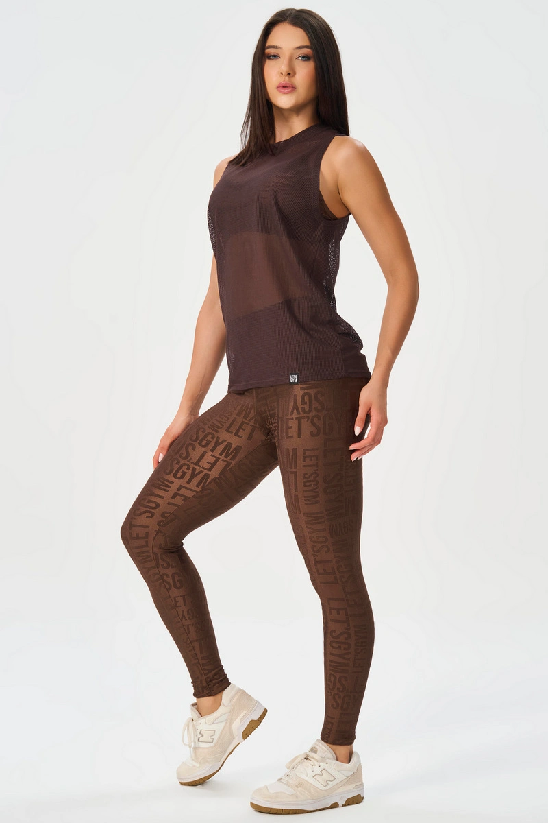 Lets Gym - Tank Shirt Screen Coffee - 3168CF