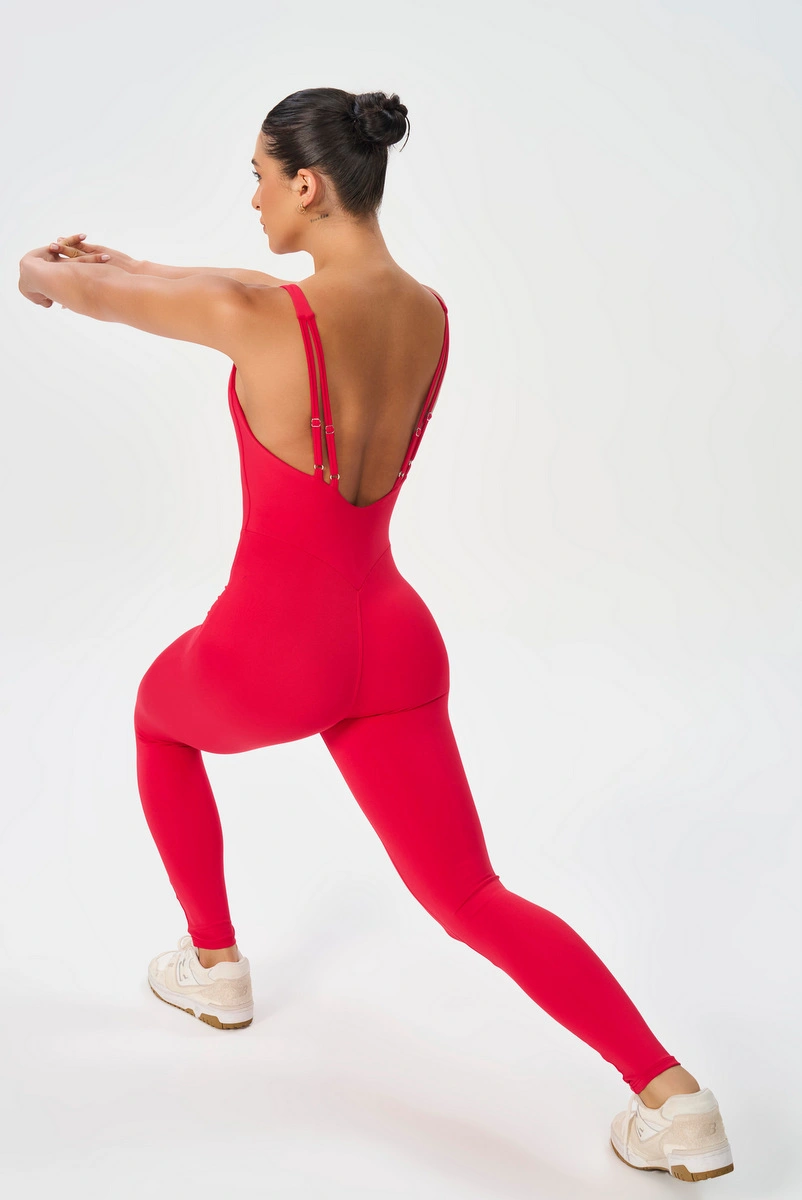 Lets Gym - Jumpsuit New Duo Comfort Red - 3205RD